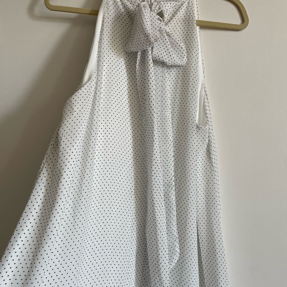 PrettyLittleThing White Polka Dot Maxi Dress